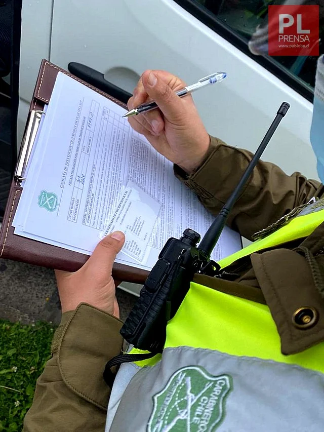 Sello Institucional de Carabineros para transportes escolares en Río Negro