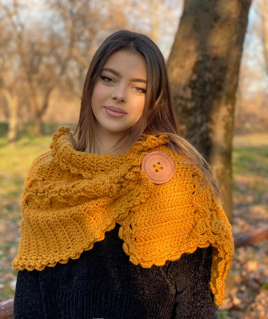 Crochet Cable Cape