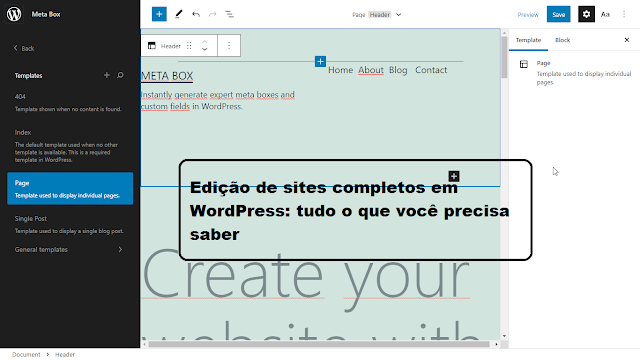 Edição de sites completos em WordPress: tudo o que você precisa saber