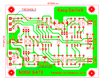 Layout pcb noise gate