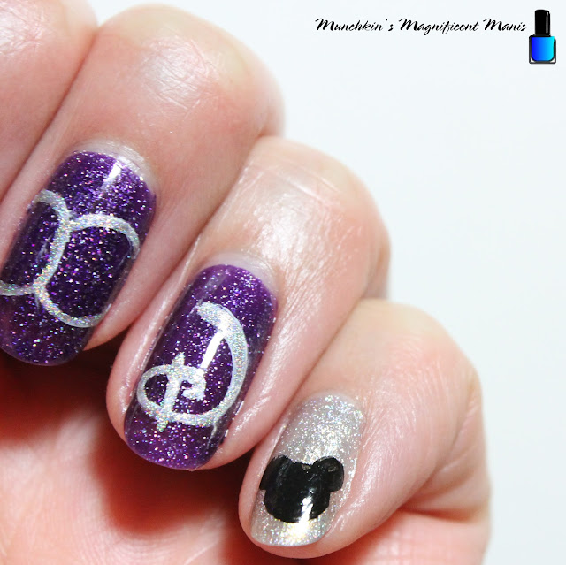 Disney 100 Anniversary Nail Design