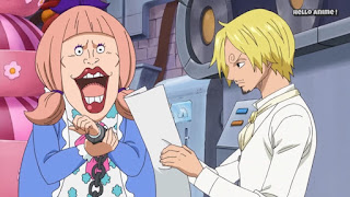 ワンピースアニメ WCI編 852話 | ONE PIECE ホールケーキアイランド編