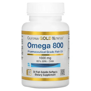 iHerb omega 3 California Gold Nutrition 800 魚油推薦香港
