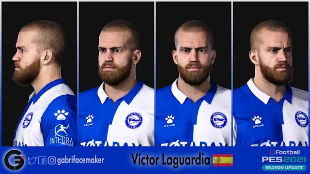 Víctor Laguardia Face For eFootball PES 2021