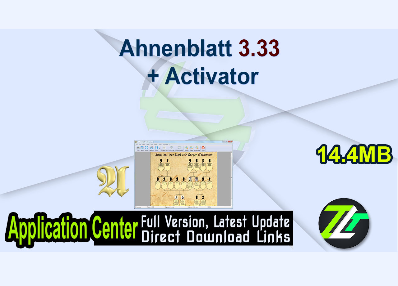 Ahnenblatt 3.33 + Activator
