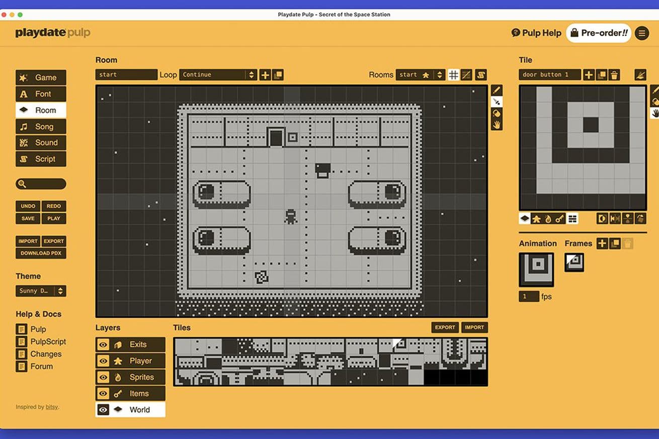 Playdate lança site para qualquer um criar jogos pelo navegador