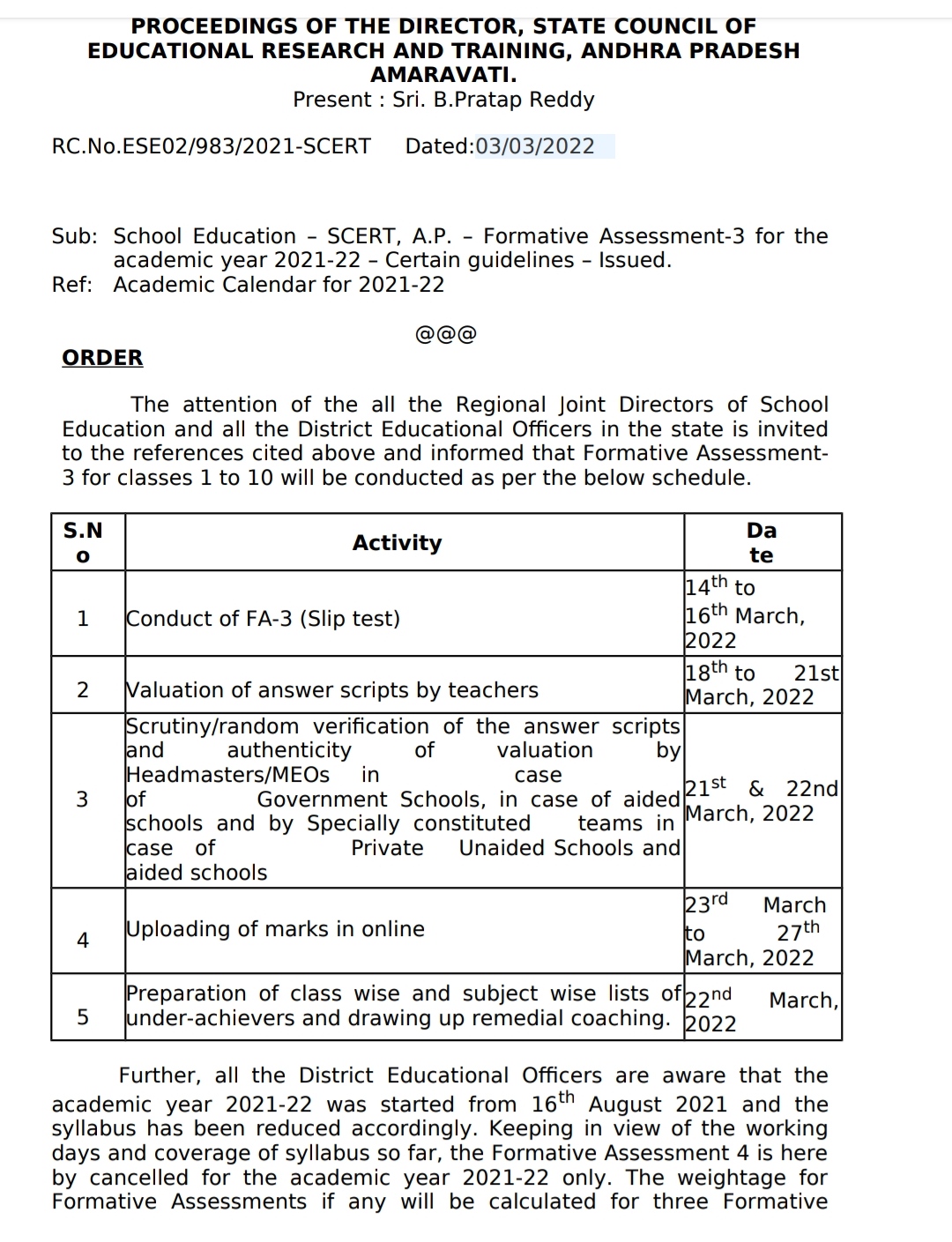 formative assessment 3 class 10