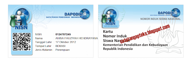 Download Aplikasi Cetak Kartu NUPTK dan NISN Siswa di Lengkapi dengan Barcode