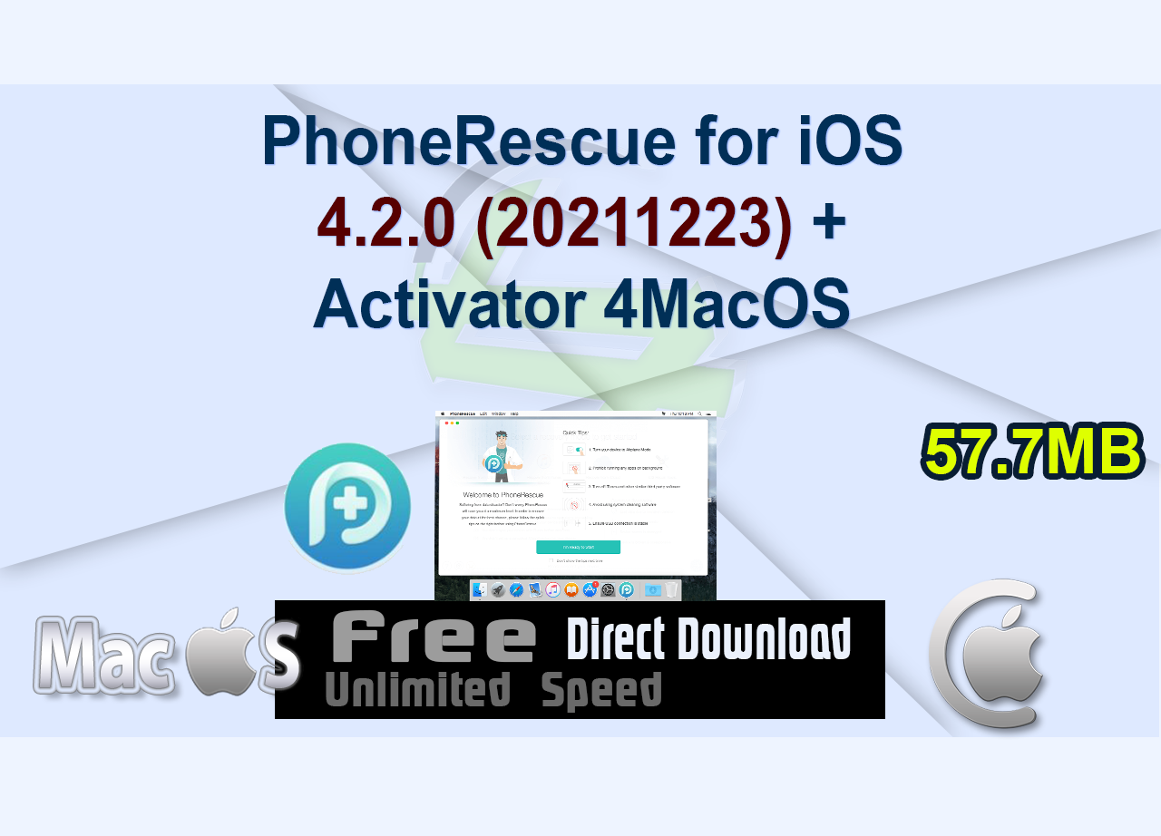 PhoneRescue for iOS 4.2.0 (20211223) + Activator 4MacOS