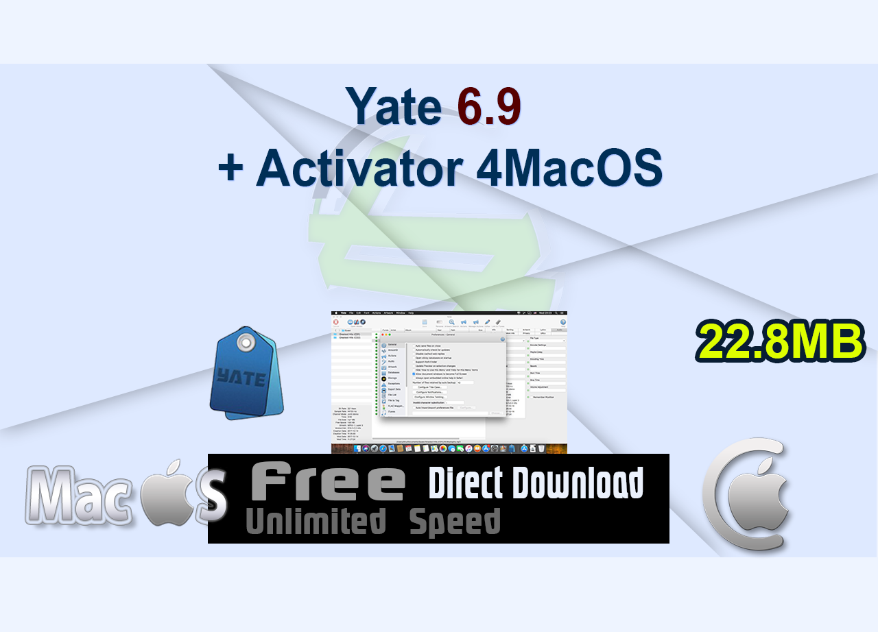 Yate 6.9 + Activator 4MacOS