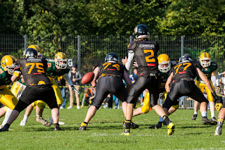 Sportfotografie American Football Münster Blackhawks Olaf Kerber