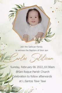 Abstract Invitation for Baptism