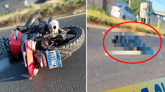 El Salvador: Motociclista murió al chocar contra microbús en Colón