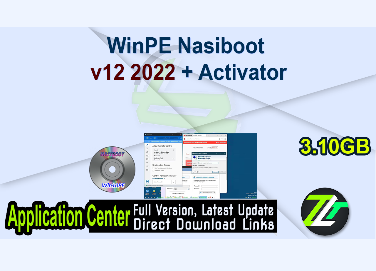 WinPE Nasiboot v12 2022 + Activator