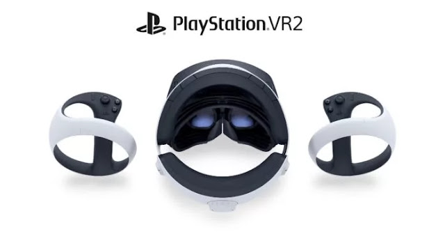 The design of PlayStation VR2 virtual reality headset is unveiled first look