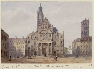 Église Saint-Étienne-du-Mont. Collège Henri IV] : [dessin] / Gobaut Автор  :  Gobaut, Gaspard (1814-1882). Dessinateur Дата издания :  18..