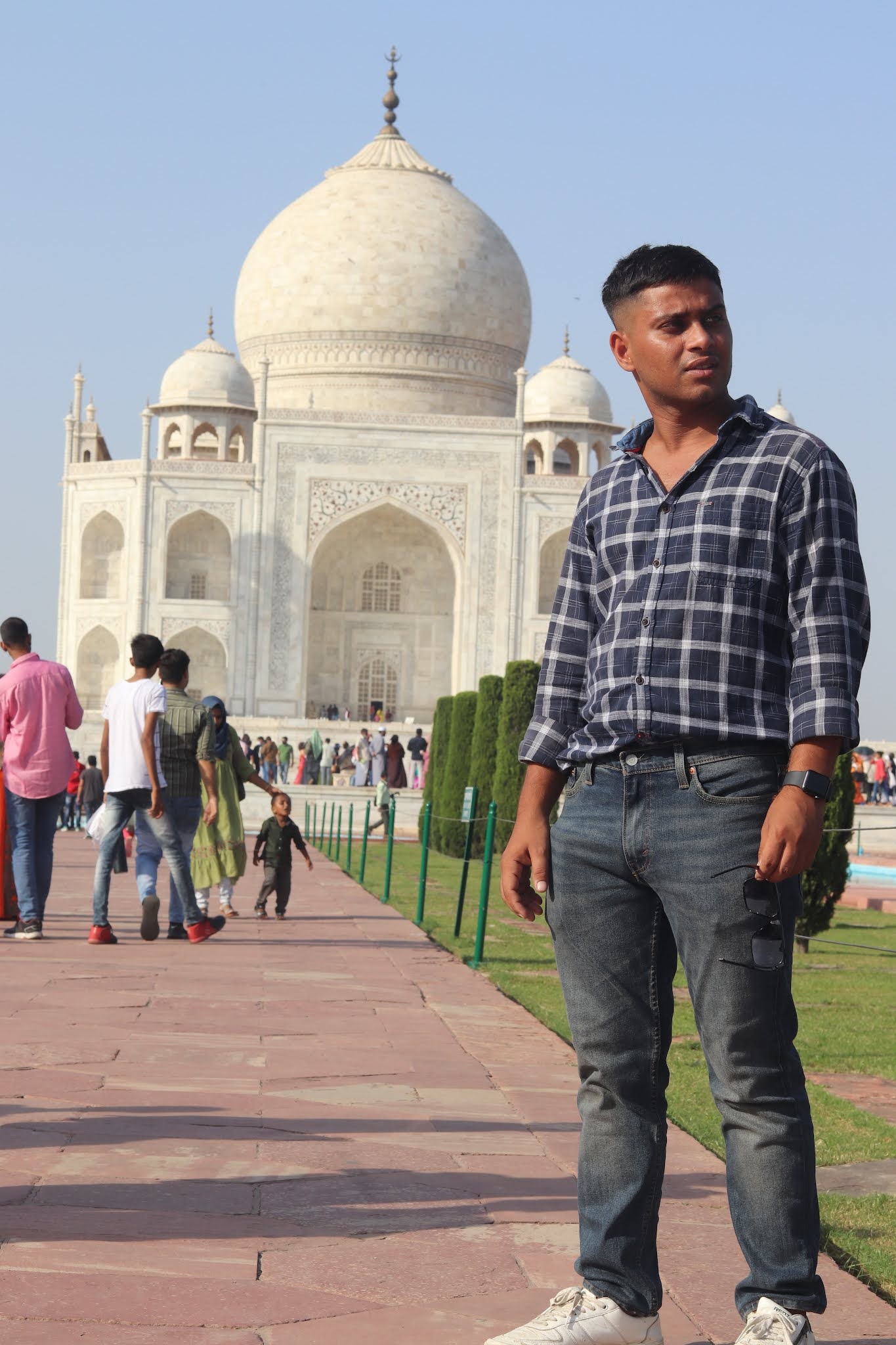 Rahul Paal at Taj Mahal