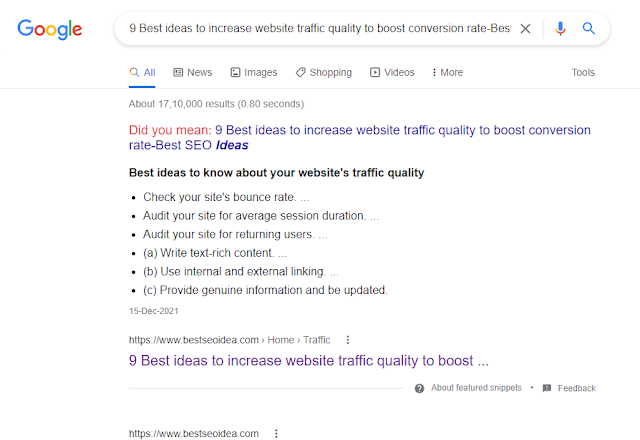 10 Best ideas to optimize content for featured snippets in Google search