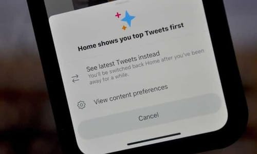 Twitter makes it easy for you to access reverse timeline feeds
