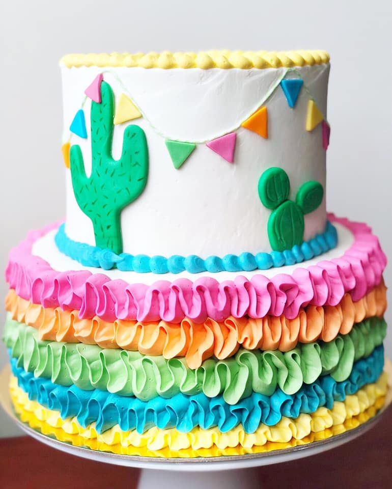fiesta theme cake