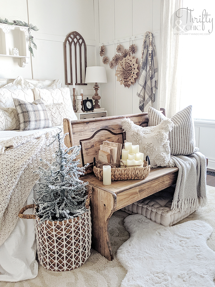 cozy master bedroom decor, floor to ceiling board and batten, board and batten wall, master bedroom wall ideas, farmhouse bedroom decor, cottage bedroom, master bedroom decor farmhouse, master bedroom design, vaulted ceiling ideas, cottagecore bedroom, shabby chic bedroom, vintage bedroom decor