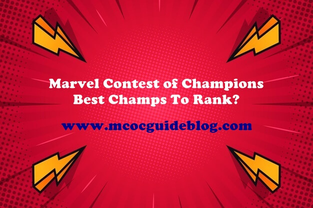 MCOC Best Champs to Rank By MCOC GUIDE BLOG