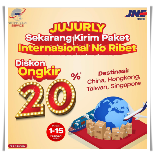 JNE Diskon Ongkir Imlek