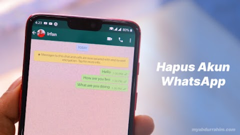 Cara Menghapus Akun WhatsApp