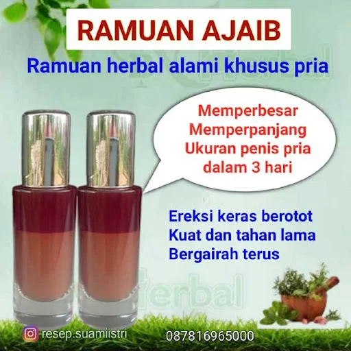 Ramuan Ajaib Memperbesar Penis