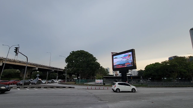 Mitsubishi Ad Shah Alam Digital Screen Advertising Malaysia Nearby Stadium Malawati Selangor Digital Out of Home Advertising