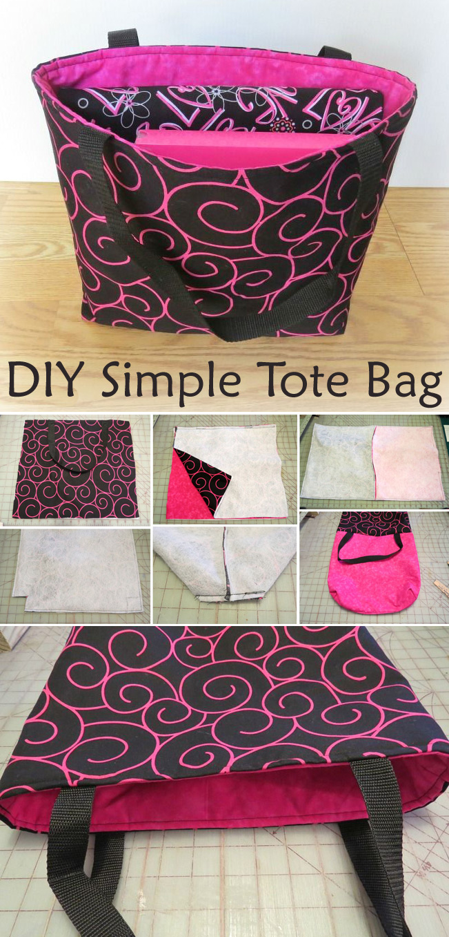 DIY Simple Tote Bag