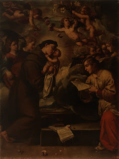 Saint Anthony of Padua XVII century. Oil on canvas