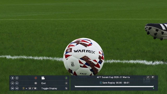 Balls Warrix Asean Pulse (AFF Suzuki Cup 2020) For eFootball PES 2021