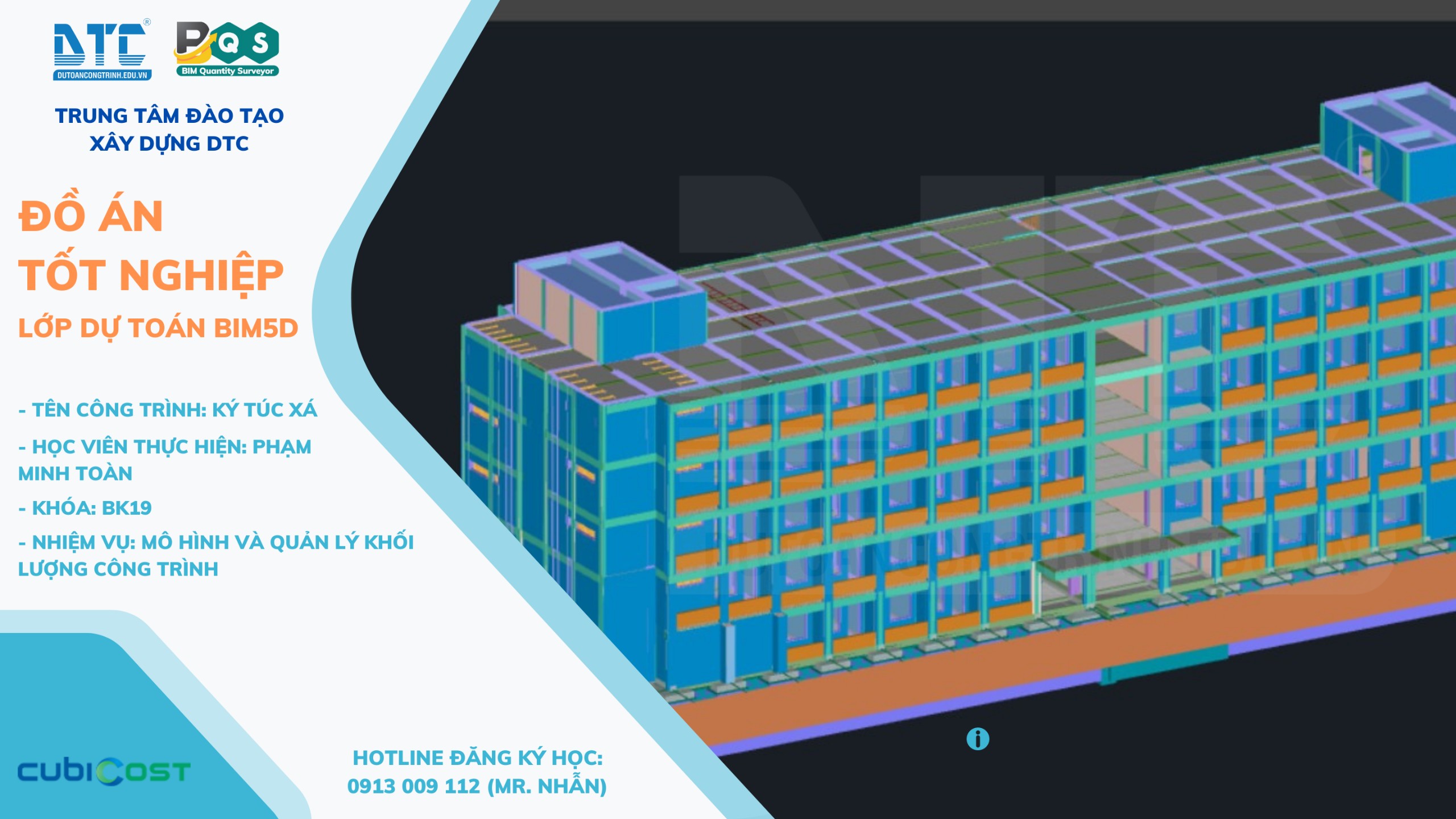 Đồ án tốt nghiệp lớp DỰ TOÁN BIM5D khóa BK19