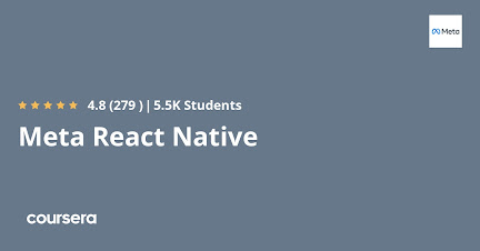 Best React Native Course with Certificate on Coursera