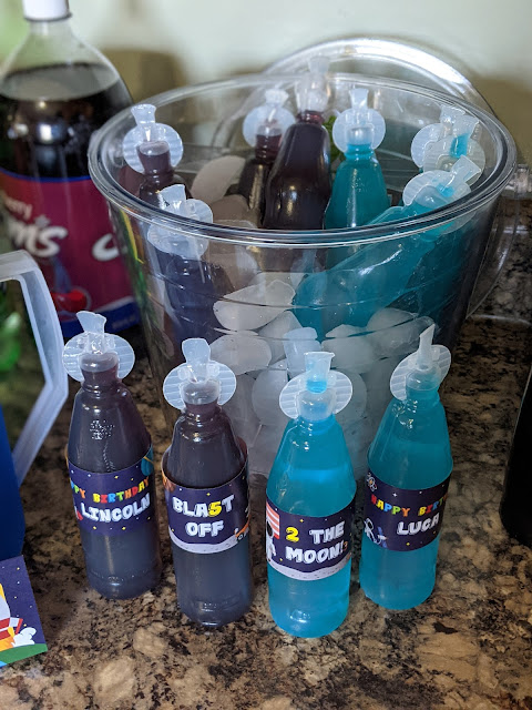 space party, astronaut party, space party drinks, space party beverages