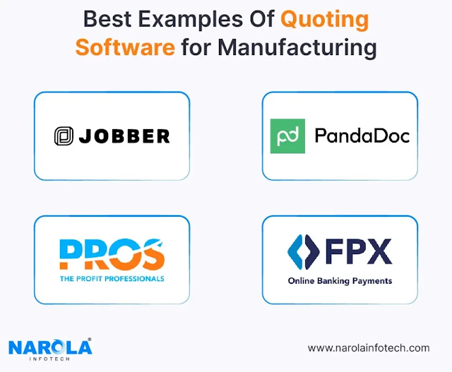 Examples of Quoting Software for Manufacturing
