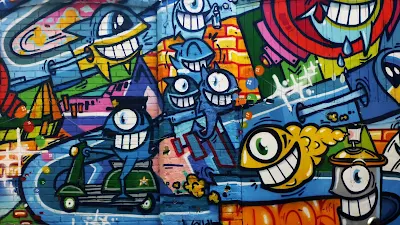 Download Colorful Graffiti Art wallpaper.