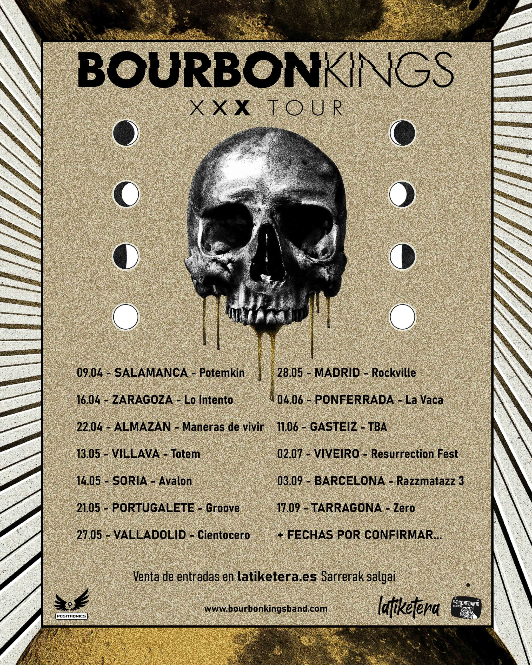 Gira XXX Bourbon kings
