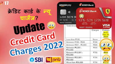 ICICI bank credit card new late payment charges