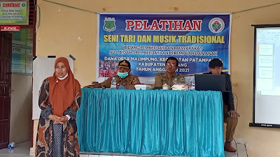 Lestarikan Kebudayaan;  Pemerintah Desa Malimpung Gelar Pelatihan Seni Tari "Dilatih Sanggar Tari Sasebo"