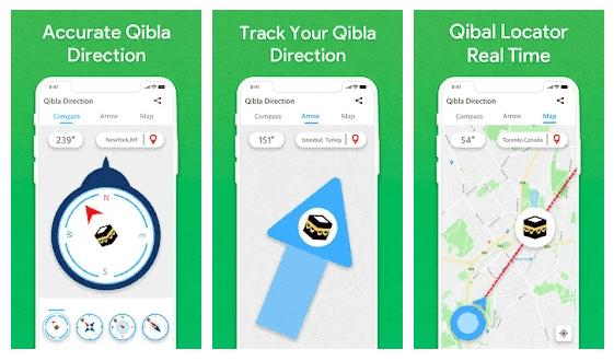 Aplikasi Kompas Kiblat Akurat Di Android Terbaik - Qibla Compass: Qibla Direction