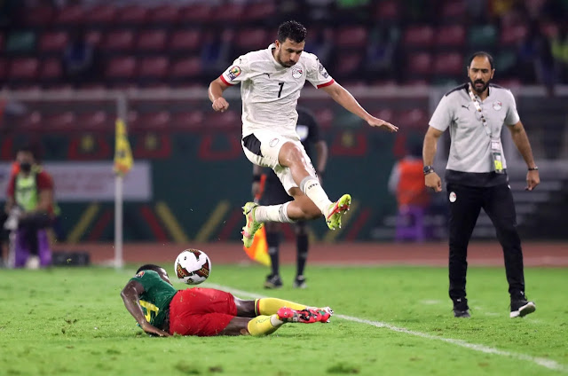 ملخص مباراة مصر والكاميرون في الأشواط الإضافية