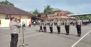 Kapolres Blora Sidak Kedisiplinan Dan Sikap Tampang Anggota