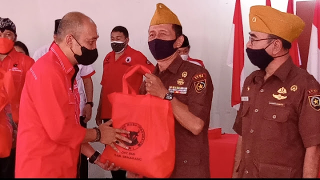 BMI PDI Perjuangan Kabupaten Semarang Memperingati Hari Sumpah Pemuda Bersama Legiun Veteran Republik Indonesia