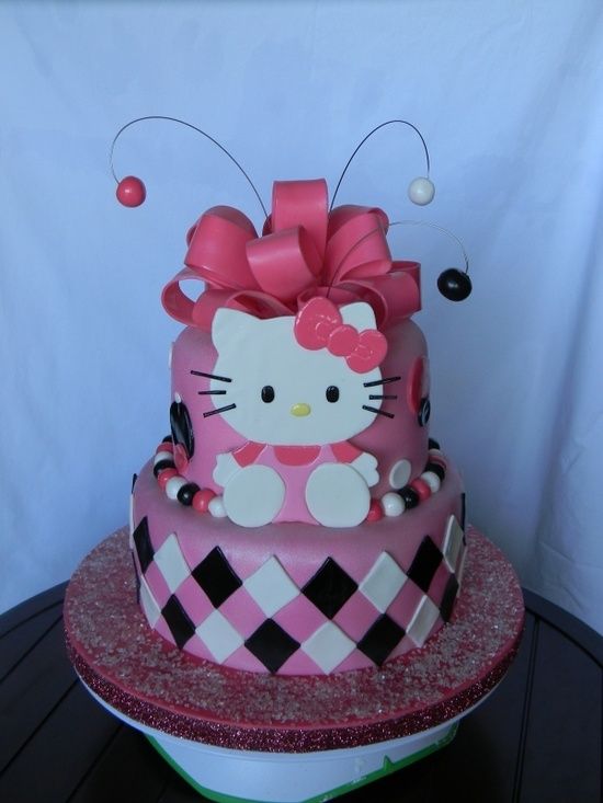 pictures of hello kitty cake