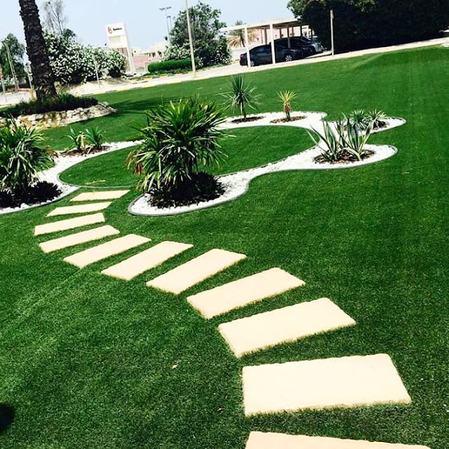 شركة تنسيق حدائق مكة0580309536 تركيب العشب الصناعي في مكة