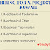 HIRING FOR A PROJECT IN KUWAIT