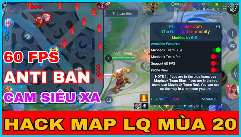  HƯỚNG DẪN MOD MAP LIÊN QUÂN MÙA 20  - MOD SÁNG MAP, CAM SIÊU  XA ,  HỖ TRỢ 60FPS 