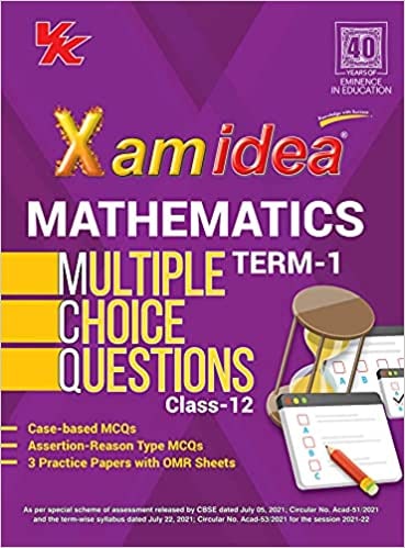 Xam Idea CBSE MCQs Chapterwise For Term I, Class 12 Mathematics